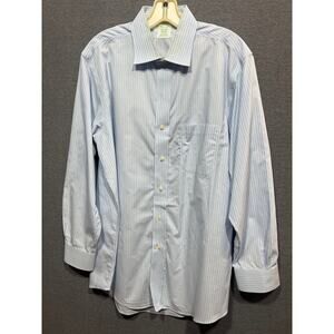 Brooks Brothers Original Men Shirt Classic Fit Supima Cotton Size 16.5 (READ)